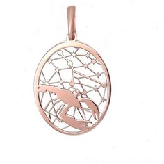 Подвеска The Jeweller, красное золото, 585 проба, золотистый