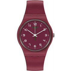 Наручные часы swatch, бордовый
