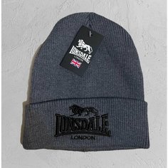 Шапка LONSDALE Спорт, размер 56-60, серый