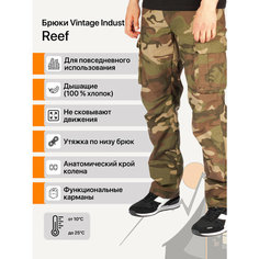 Брюки карго Vintage Industries Reef, размер 48, камуфляж