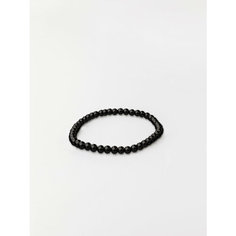 Браслет-нить CHEPIKOVA accessories, агат, 1 шт., размер 17 см, размер one size, черный