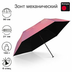 Мини-зонт Knirps, синий, розовый