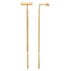 Серьги The Jeweller, красное золото, 585 проба, , золотистый