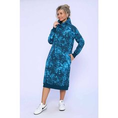 Платье Натали, размер 58, бирюзовый Natali