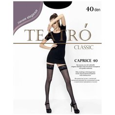 Чулки TEATRO Caprice, 40 den, размер 3/M, nero