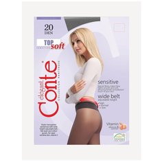 Колготки Conte elegant TOP SOFT 20, р. 3, grafit, 20 den, размер 3, grafit