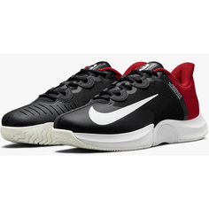 Кроссовки NIKE Court Air Zoom GP Turbo Osaka, размер 40,5 EU - 7,5 us (25,5 см), черный, бордовый, желтый, красный, серый, бесцветный, белый