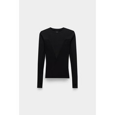 Лонгслив thom/krom longsleeve w ts 530, размер 44, , чёрный