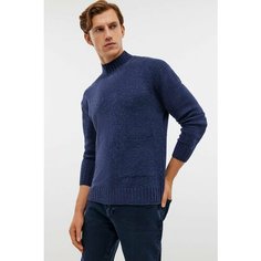 Джемпер Baon B6324514, размер 3XL, , baltic blue melange