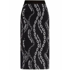 Юбка Versace Jeans Couture, размер 42 IT, черный
