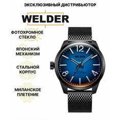 Наручные часы Welder, черный/синий