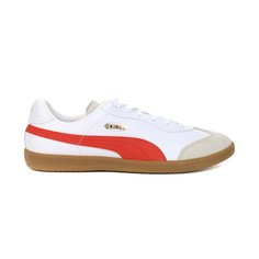 Футзалки PUMA, размер 8 UK, PUMA White-PUMA Red