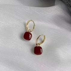 Серьги, розовый Diaz