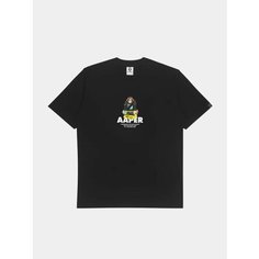 Футболка Aape Aape X Eric Inkala Aaper Aldo Graphic Tee, размер S, чёрный