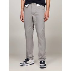 Брюки классические TOMMY HILFIGER Bleecker Slim Fit, размер 31/34, серый