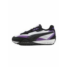 Кроссовки PUMA Blktop Rider, размер 5, черный/белый/фиолетовый