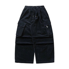 Брюки карго ANGLAN Corduroy, размер M, navy