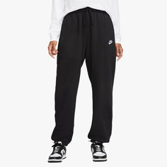 Брюки NIKE Sportswear Club Fleece, размер XS, black/white