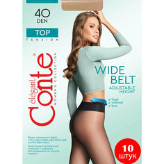 Колготки Conte Top, 40 den, 10 шт., размер 2, grafit
