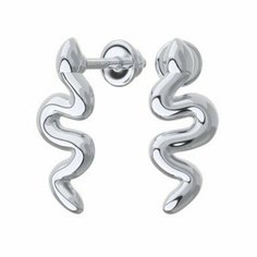 Серьги пусеты The Jeweller, серебро, 925 проба
