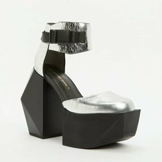 Туфли UNITED NUDE, размер 40, серебряный