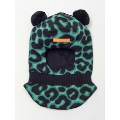 Балаклава Orso Bianco, размер 48, черный, бирюзовый