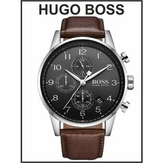 Наручные часы BOSS, коричневый/серебристый/черный