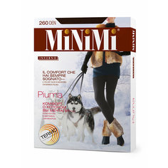 Колготки MiNiMi Piuma, 260 den, размер 4/L, Moka (тёмно-коричневый)