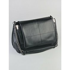 Сумка Babak, фактура гладкая, черный