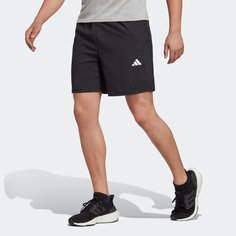 Шорты спортивные adidas TRAIN ESSENTIALS WOVEN, размер 3XL 7", black / white