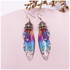 Серьги с подвесками, коричневый Murmure Shop