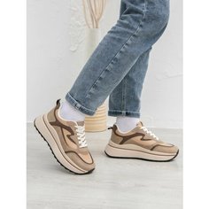 Кроссовки Lonza footwear, полнота 7 (RU)/ на среднюю и широкую стопу, размер 36, бежевый