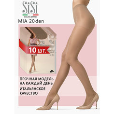Колготки Sisi Mia, 20 den, 10 шт., размер 5, miele