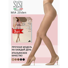 Колготки Sisi Mia, 20 den, 3 шт., размер 5, miele
