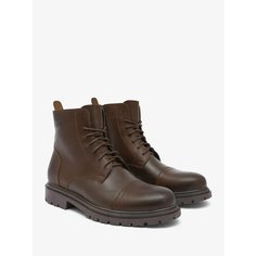 Ботинки берцы 4x4 Shoes, размер 41, коричневый