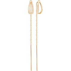 Серьги Яхонт, золото, 585 проба