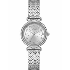 Наручные часы GUESS, серебристый