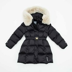Куртка КОТОФЕЙ, размер 128, черный