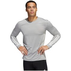 Лонгслив спортивный adidas, размер XS, , серый
