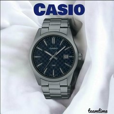 Наручные часы CASIO, синий, серебряный