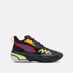 Кроссовки PUMA Genetics, размер 10US, черный/желтый