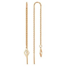 Серьги The Jeweller, красное золото, 585 проба, , золотистый