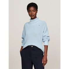 Свитер TOMMY HILFIGER, размер S, , голубой