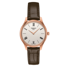 Наручные часы TISSOT T-Classic, золотой, коричневый, бежевый