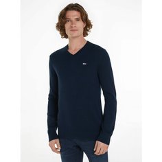Пуловер Tommy Jeans, размер L, , темно-синий