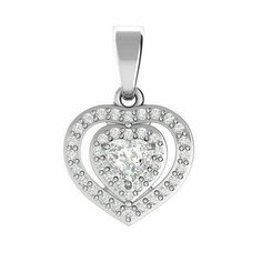 Подвеска The Jeweller, серебро, 925 проба, фианит