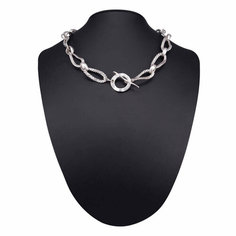 Колье OTOKODESIGN, серебристый