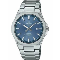 Наручные часы CASIO Edifice, серебристый/синий