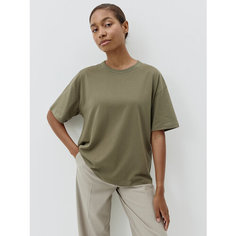 Футболка Sela Mira, размер S INT, темный хаки