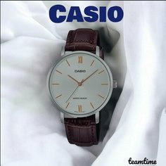 Наручные часы CASIO, золотой, красный